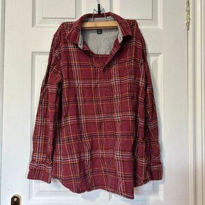 Roots plaid flannel